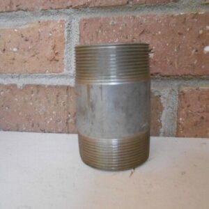 New 2" NPT Threaded Short Nipple Stainless Steel 150 NPT