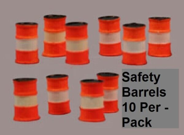 M&B Customized Orange & White Barrels HO Scale #1022 - Image 8