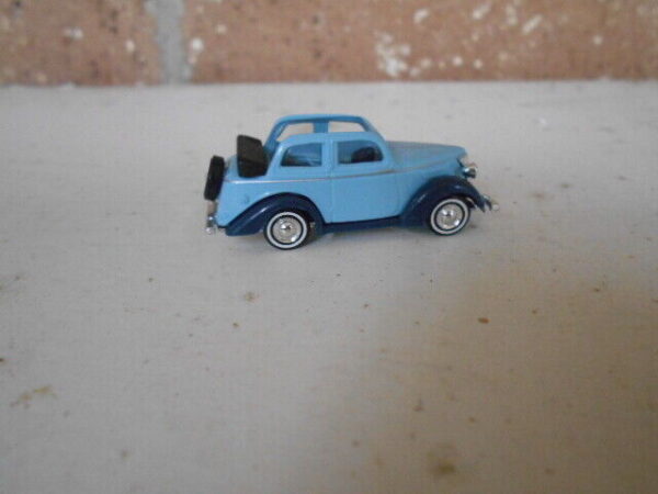 Busch HO Scale Ford Eifel Lt Blue & Dk, Blue #41201 - Image 3