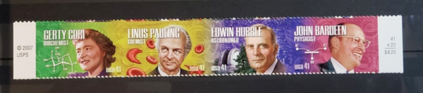 USA 2008 SC. #4224-27 American Scientists horiz. strip of 4 MNH