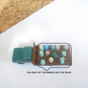 M&B Customized Mix Color Barrels N Scale #10000