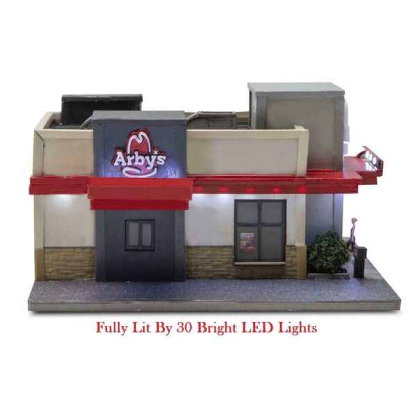 Menarnds #279-6916 HO Scale Arby's Restaurant - Image 4