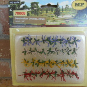 MP Scenery Products Item  #70005 HO Scale Dendrobium Orchids 3/8" Height 36/pk