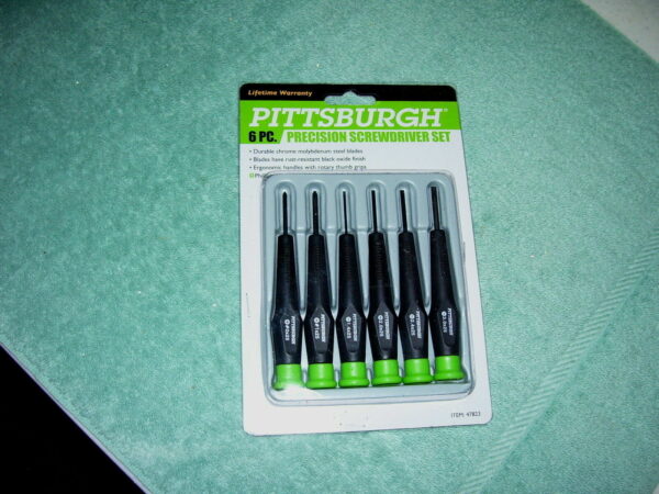 All Scale Pittsburgh Mini Precision Screwdriver Set Of 6 Pieces #47823