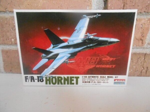 #23037 ARII Plastic Model Kit of the US Navy F/A-18 Hornet Aircraft. 1/144 scale