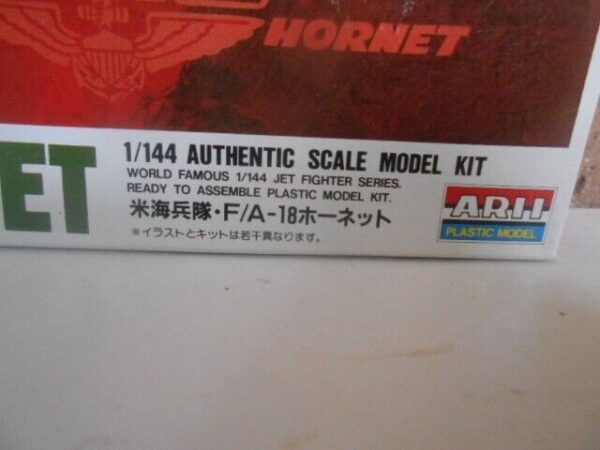 #23037 ARII Plastic Model Kit of the US Navy F/A-18 Hornet Aircraft. 1/144 scale - Image 3