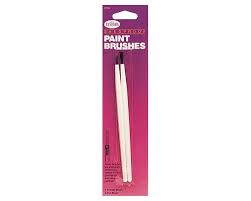 Accessories, #8703-Testors 2 Per Pack Flat And Pointed Paint Brushes