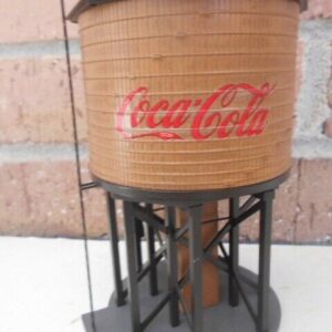BWL #7926 Broadway Limited HO Scale Water Tower Coca-Cola With NO SOUND  Brown