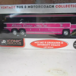 Iconic Replicas 1:87 MCI MC-9 Crusader Coach: Allstate Charter Lines #87-282