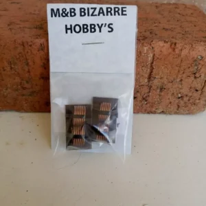 #3007 M&B N Scale Accessories Real Black Coil Wire (2 Per Pack)