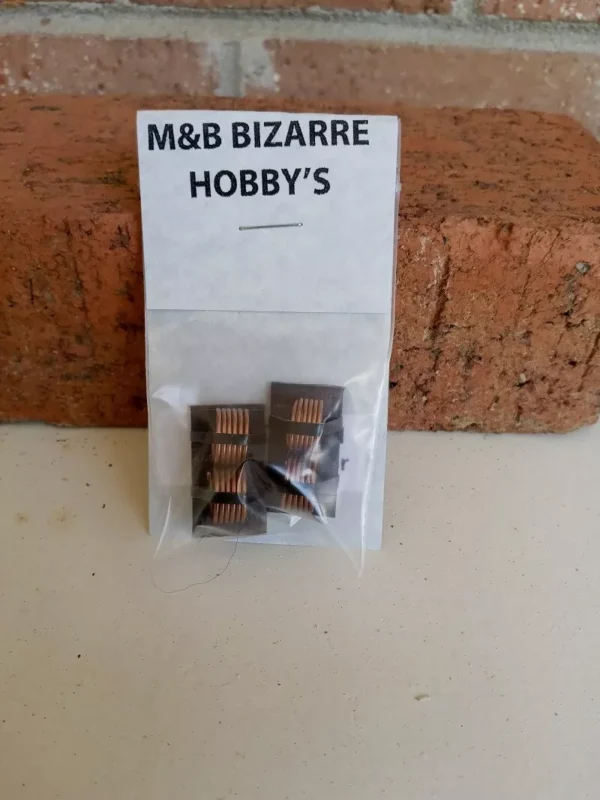 #3007 M&B N Scale Accessories Real Black Coil Wire (2 Per Pack)