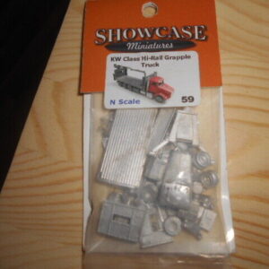 Showcase Miniatures N Scale KW Class Hi-Rail Grapple Truck Kit #59
