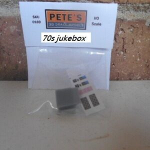 Pete's 3d HO Scale 70's Juckbox Kit #169