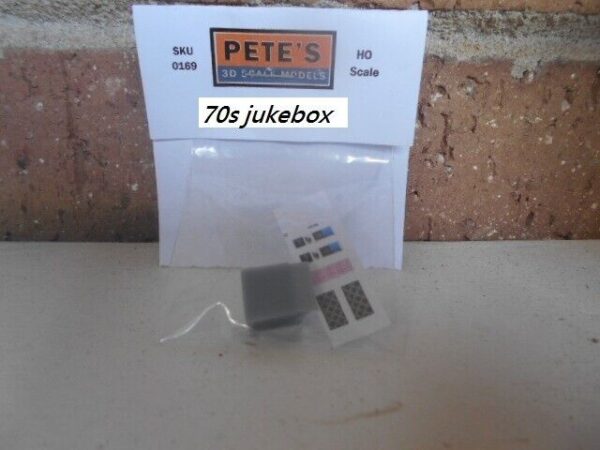 Pete's 3d HO Scale 70's Juckbox Kit #169