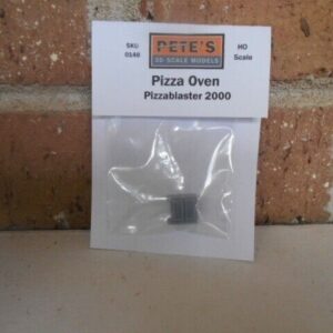 Pete's 3d HO Scale Pizza Oven  Pizzablaster 2000 oven #148