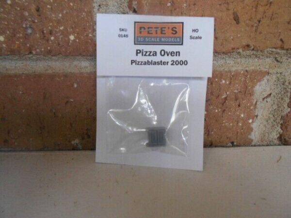 Pete's 3d HO Scale Pizza Oven  Pizzablaster 2000 oven #148