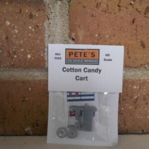 Pete's 3d HO Scale Cotton Candy Cart Kit #162