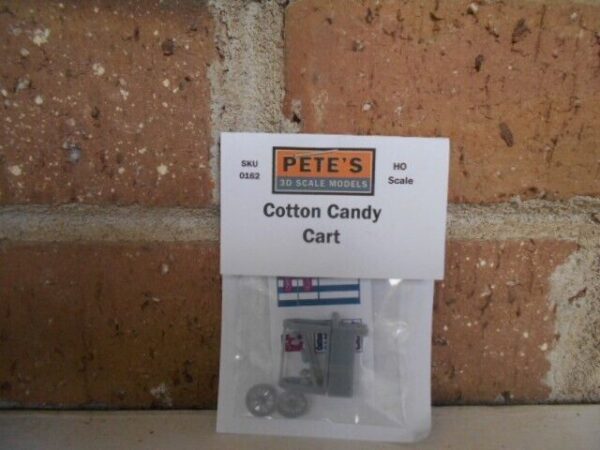 Pete's 3d HO Scale Cotton Candy Cart Kit #162
