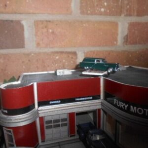 HO Scale Fury Ford Motors  [With 4.5-volt power supply Free] #2759036
