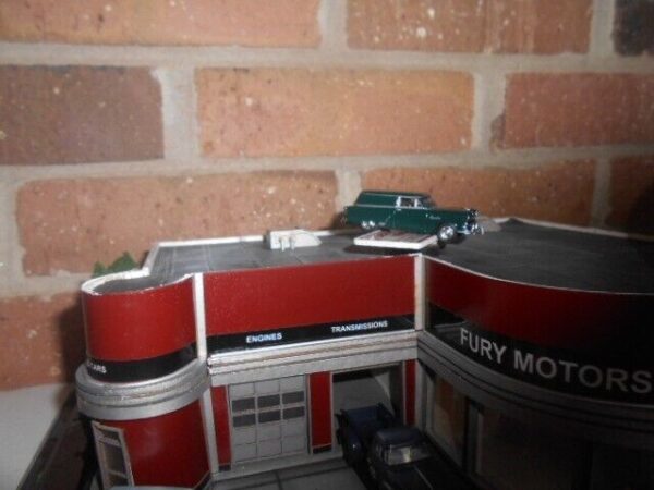 HO Scale Fury Ford Motors  [With 4.5-volt power supply Free] #2759036