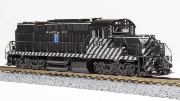 Broadway N-Scale 6613 Alco RSD-15, ATSF #810, As-Delivered Zebra Stripes - Image 4