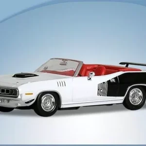 Ricko #38483 Plymouth Hemi Cuda Convertible White/Black
