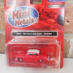 HO Scale Classic Metal Works 1955 Ford 4 Door Sadan (Torch Red) #30664