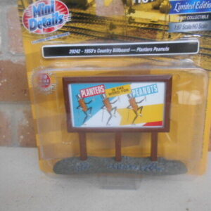 Classic Metal Works HO Scale #20242--1950 Planters Peanuts Country Billboard