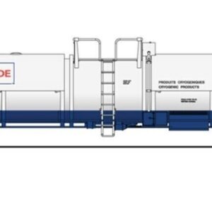 BWL #3822 Broadway Limited N Scale Cryogenic Air Liquide Tanker Cars (2-Pack)