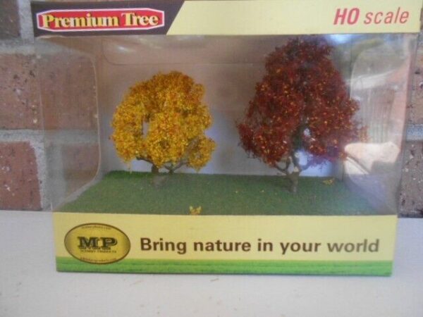 MP Scenery Products Item #70515 HO Scale Premiun Autumn Deciduo Trees 3'' to 4''