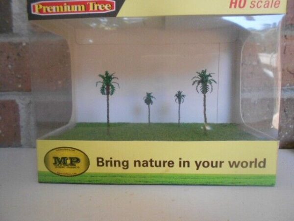 MP Scenery Products item # 70428 N-Scale 2" Palm Premium Trees