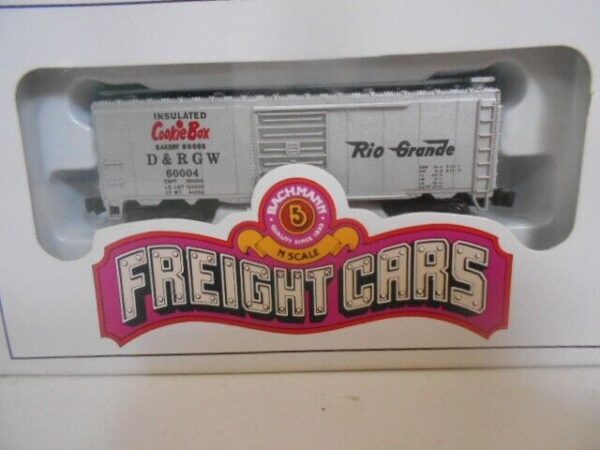 BACHMANN # 16952 N Scale 40' Box Car D&RGW Cookie Box