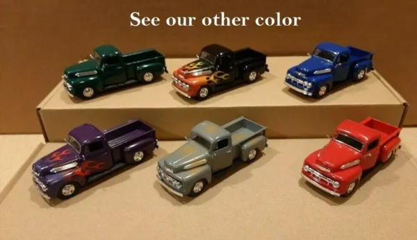 Menard O Scale  #279-6302 --1951 Ford Black Truck - Image 3