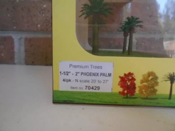 MP Scenery Products item # 70429 N-Scale Phoenix Palm Premium Trees - Image 5