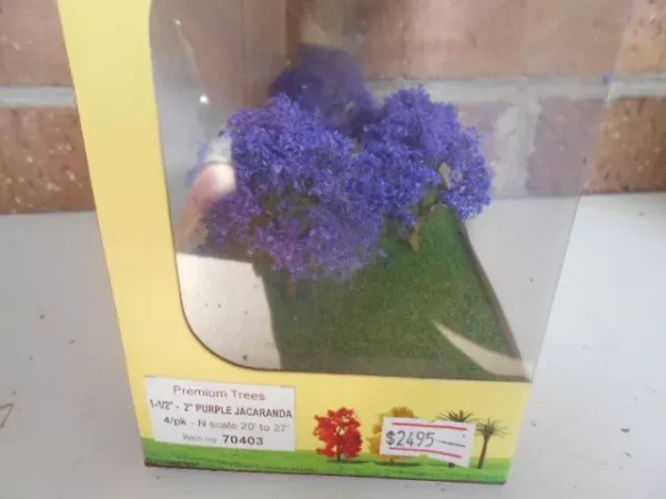MP Scenery Products item # 70403 N-Scale Purple Jacarada Premium Trees - Image 4