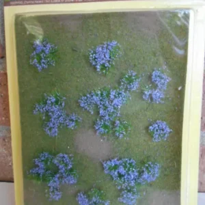 MP Scenery Products Item #70207 HO Scale Flowering Meadow Purple 5"x 6-1/8" 1/pk