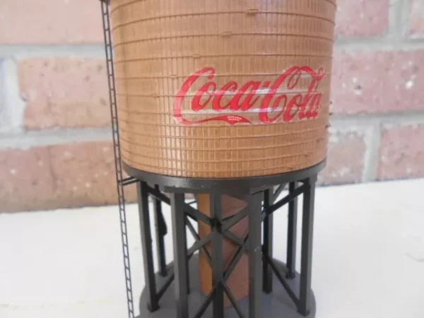 BWL #7926 Broadway Limited HO Scale Water Tower Coca-Cola With NO SOUND  Brown - Image 6