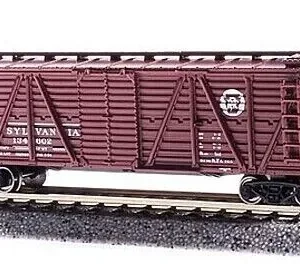 BWL #6577 Broadway Limited N Scale Pensylvania Railroad Stock Car With Hog Sound