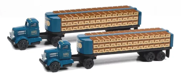 White WC22 Tractor/Bottle Trailer Set (Peoples Beer) N Scale  #51198 - Image 2