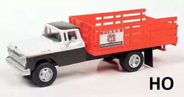 Classic Metal Works #30642 HO Scale 1960 Ford Stake Bed Truck { Phillips 66 } - Image 2